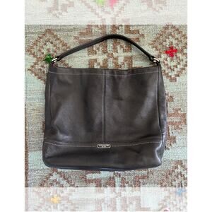 Coach Soft Black Pebble Leather Purse : 2 ways to wear!